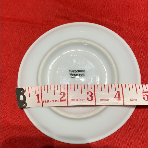 Vintage porcelains Veracruz Brazil espresso 6 set - Picture 4 of 8